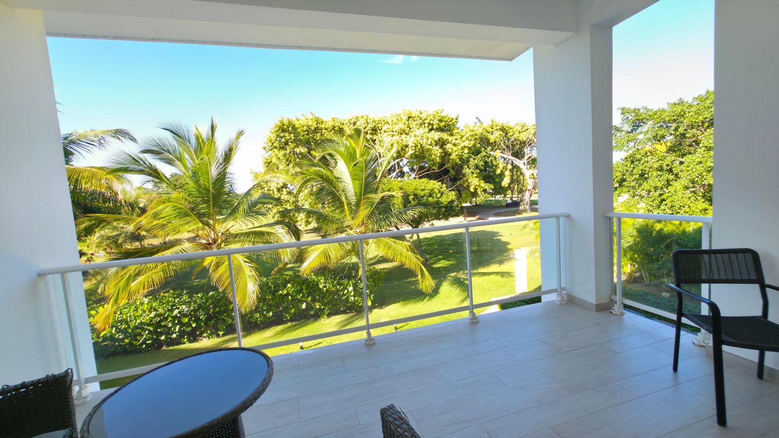 Kitchen island with modern appliances